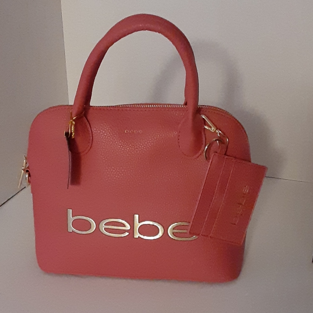 Bebe Fabiola Stamped Mini Dome With Card Case